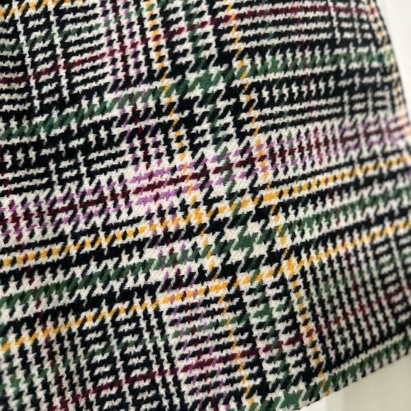 Loft Multicolor Plaid Mini Skirt - Picture 3 of 3